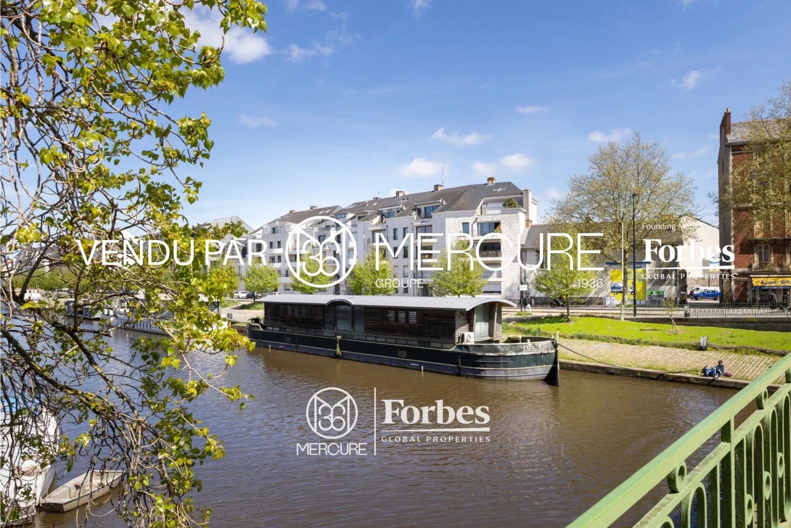 NANTES SAINT-MIHIEL BORD DE L’ERDRE / APPARTEMENT PENTHOUSE EN DUPLEX DE 191  m² AVEC TERRASSES ET 4 CHAMBRES - 84580035