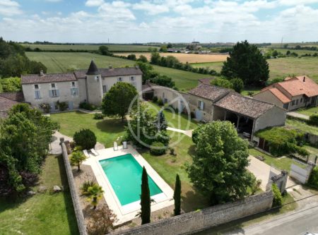 PROPERTY WITH POOL AND OUTBUILDINGS JUST 15 MIN NORTH OF POITIERS - 9953po
