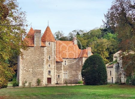 CHATEAU MH DES XII AUX XVII SIECLES, DU PUY DE DOME ET DE L’ALLIER, SUR 15 HA, AU BORD DE RIVIERE. - 20523AU