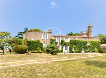 VENDEE CHALLANS – CHÂTEAU DU XVe SIECLE AU COEUR DE SON PARC - 2348VE