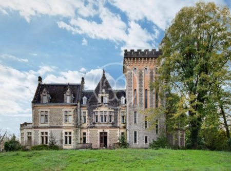 MAJESTUOUS NEO-GOTHIC CHATEAU 19TH CENTURY NEAR PAU - 900930bx