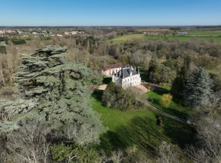 A VENDRE, EXCLUSIVITÉ, CHATEAU DE STYLE LOUIS PHILIPPE AVEC GITE, COMMUNS, CONCIERGERIE SUR BEAU PARC BORDÉ PAR UN RUISSEAU - 9875po