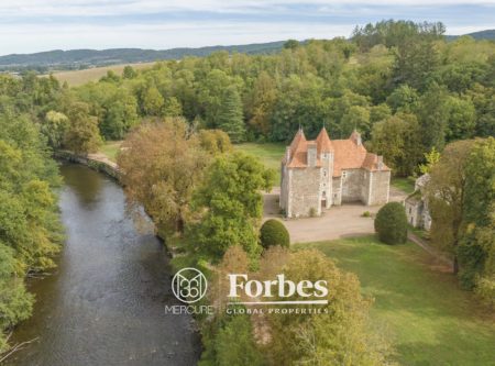 Center of France, listed chateau on 40 ha - 20523AU