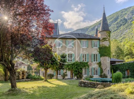 CHARMANT CHATEAU 19EME AU PIED DES MONTAGNES - 9025TS