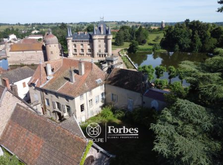 Face au château médiéval, à son étang et parc, propriété de charme avec dépendances - 1736VA