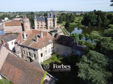 Face au château médiéval, à son étang et parc, propriété de charme avec dépendances - 1736VA