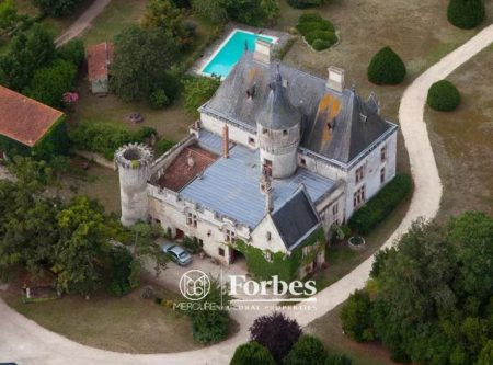 CHATEAU XIXe DANS UN ECRIN DE VERDURE - 10024PO