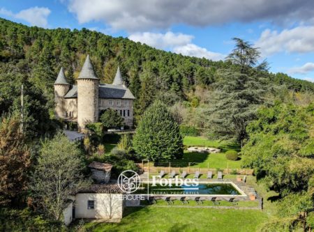 MAJESTUEUX CHATEAU DU XVIème DANS LE GARD –  CEVENNES MERIDIONALES - 20559LR