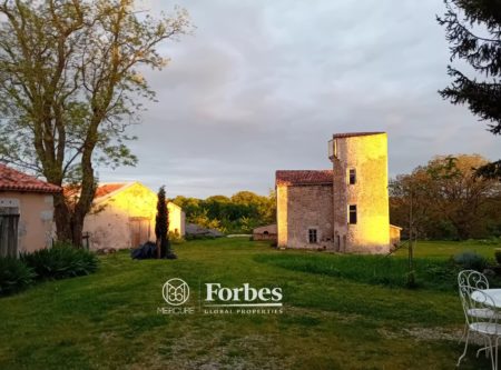 14th C. CHATEAU WITH A HOUSE - 9957PO