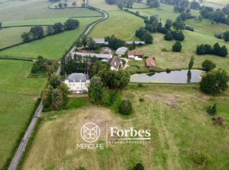 Domaine de 73 hectares libres avec château XIXe, bâtiments anciennement à usage d’accueil de public et activité de golf, maison indépendante… - 1706EL