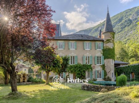 CHARMANT CHATEAU 19EME AU PIED DES MONTAGNES - 9025TS