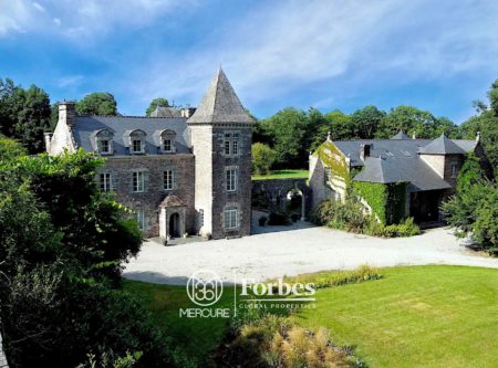 Brittany, Augan – elegant chateau, swimming pool, 5,7 ha - 20892BR