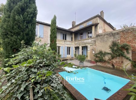 MANSION WITH SWIMMING POOL IN THE HEART OF A VILLAGE – VAL DE GARONNE – NEAR MARMANDE – LOT-ET-GARONNE (47) - 900928bx