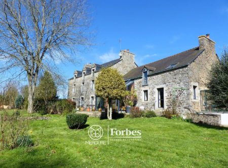 Près de Pontivy, Propriété en pierres avec piscine sur parc paysagé - 20775BR